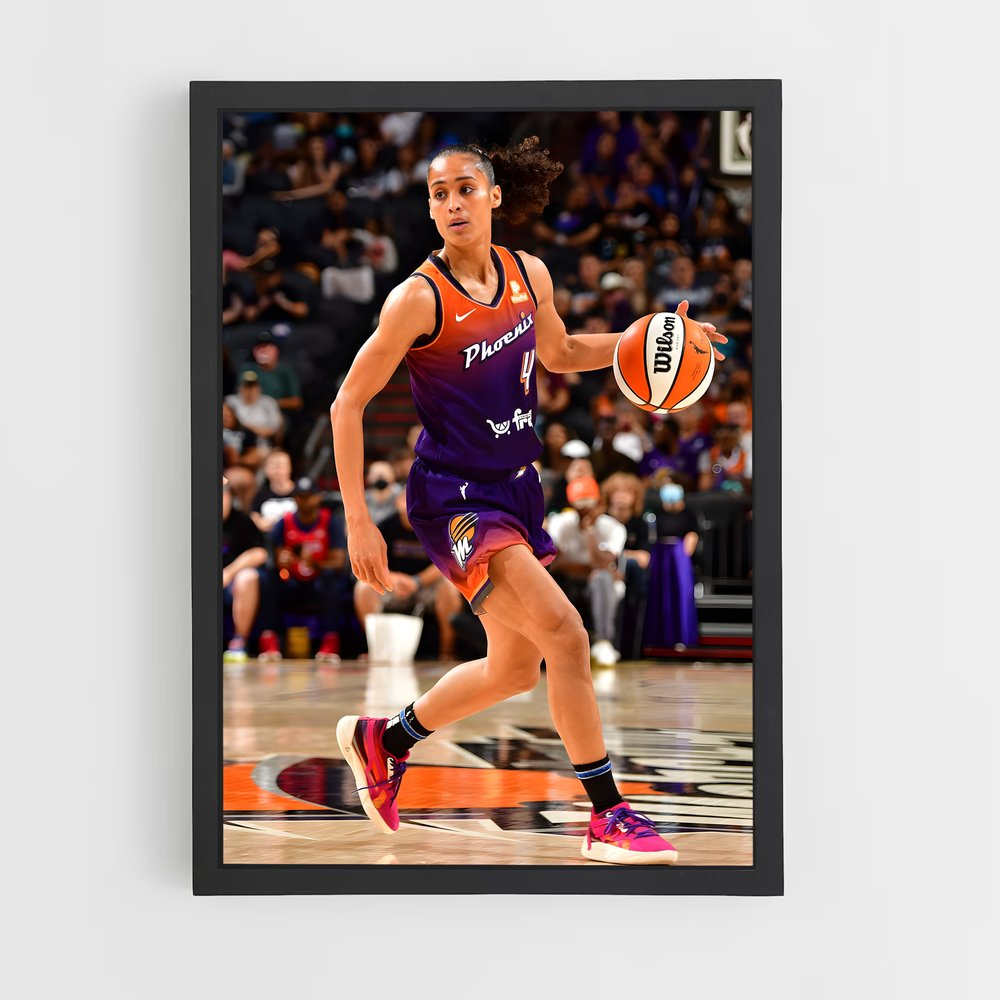 Poster La Dompteuse de Ballon – affiche Basketball (vue 2)